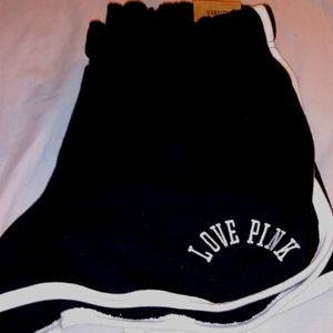 Brand new with tags sz small Victoria secret pink varsity shorts